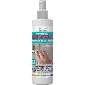 LAVON univerzální dezinfekce na ruce a povrchy D1 200 ml /16/384/2688