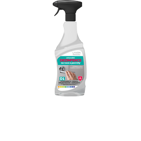 LAVON univerzální dezinfekce na ruce a povrchy D1 500 ml /12/168/1008