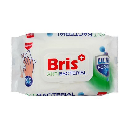 BRIS ubrousky vlhcene antibakterialni 100 ks.jpg